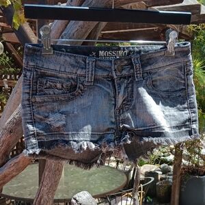 Mossimo Supply Co. Women's Faded Black Jean Shorts